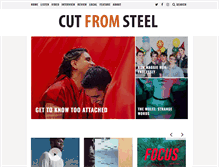 Tablet Screenshot of cutfromsteel.com